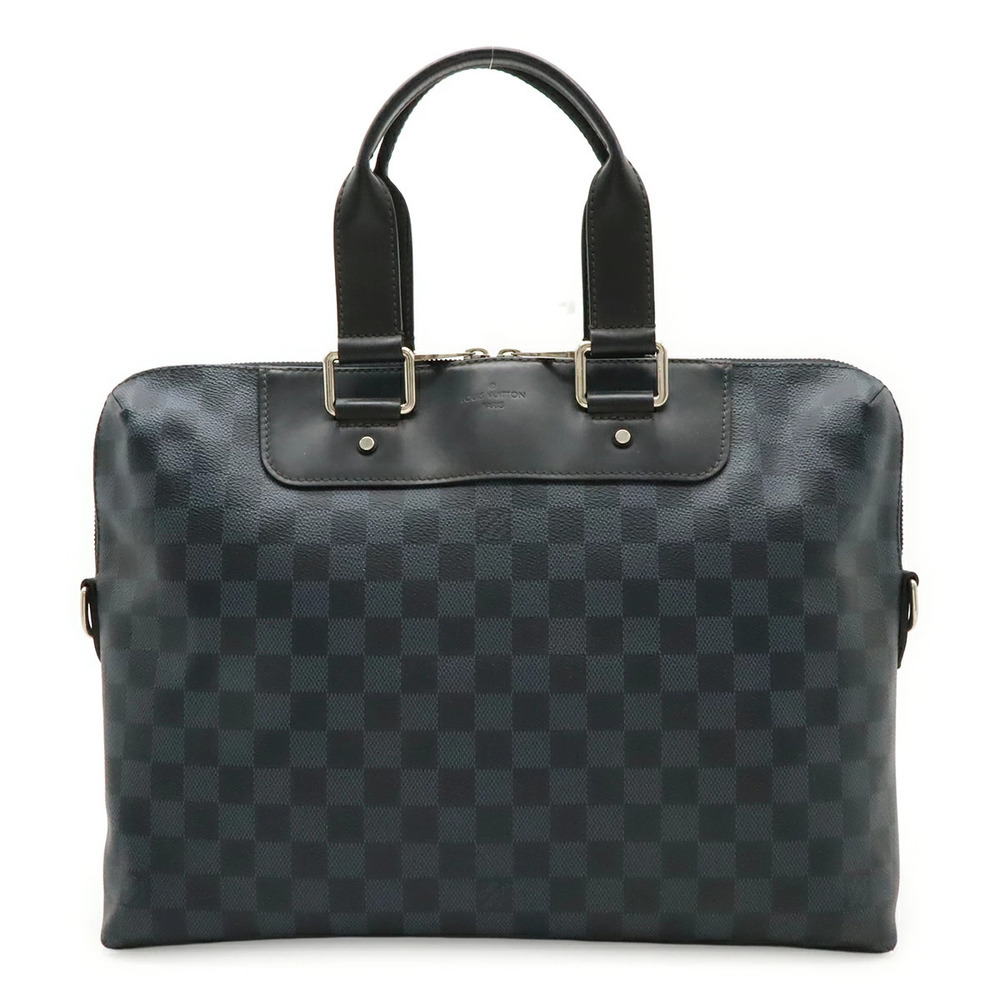 LOUIS VUITTON Damier Cobalt Blue PDJ Port Jour Business Bag Briefcase Strap